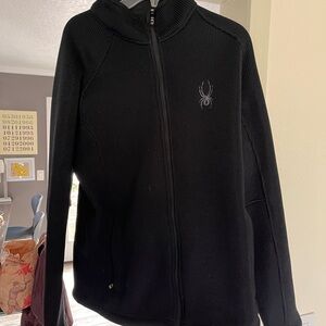 Spyder Black Full-Zip Hoodie